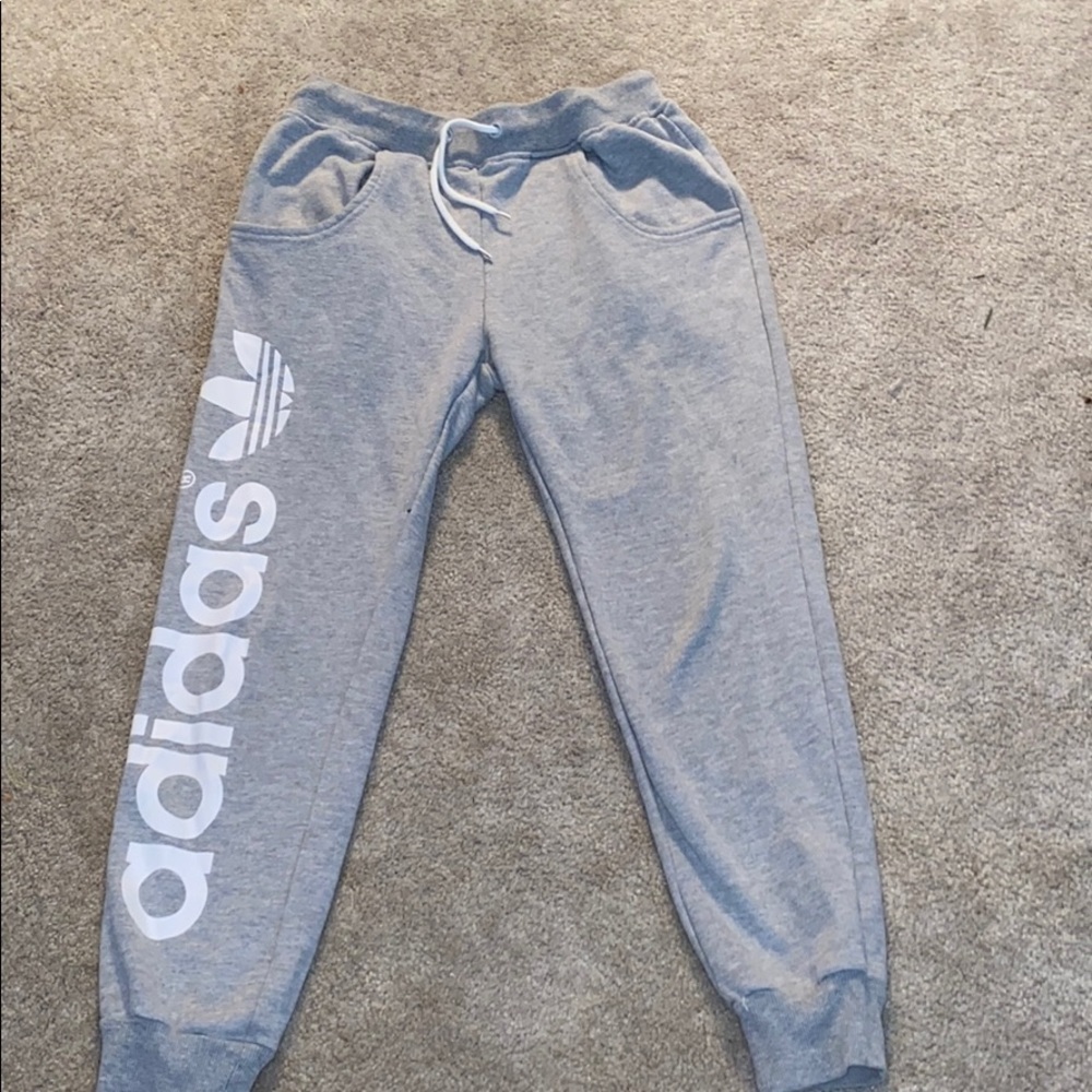 Adidas crop sweats